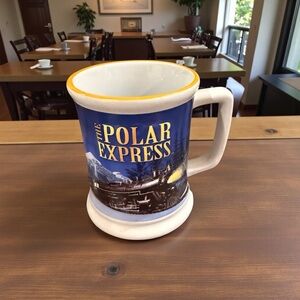 Polar Express Christmas Train Engine Mug Believe 3D Warner Brothers 11oz